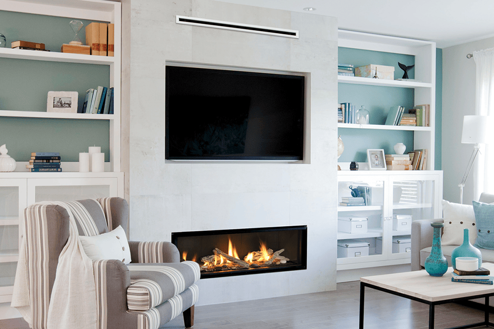 L2 Linear Series with Driftwood, 1 inch surround & HeatShift system