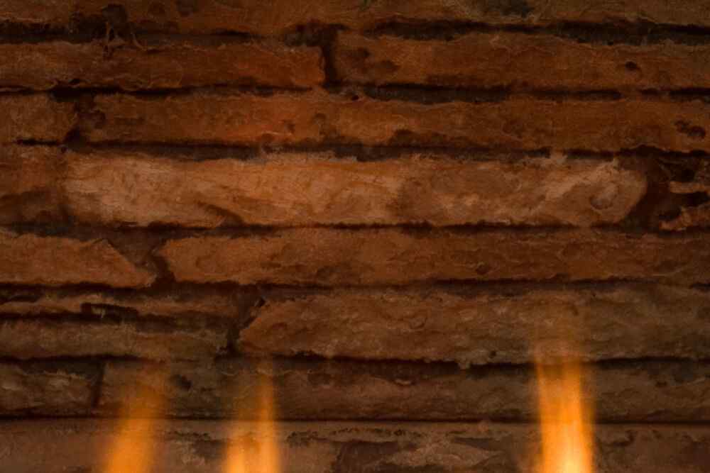 Gas Fireplace Ledgestone Liner