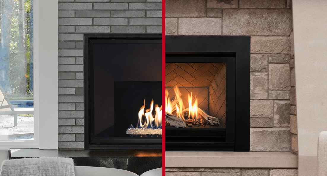 Valor H5 and H6 gas fireplace brochure