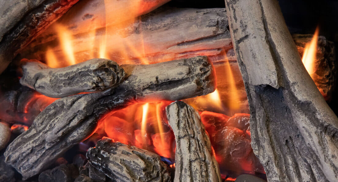 Birch Logs for Valor gas fireplaces