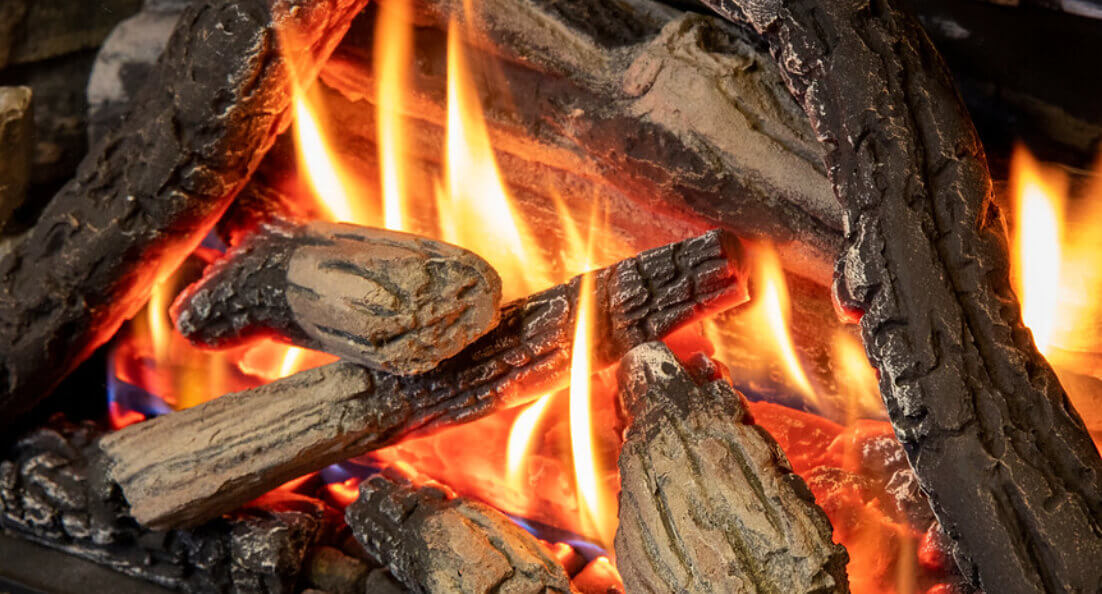 Traditional Logs for Valor gas fireplaces