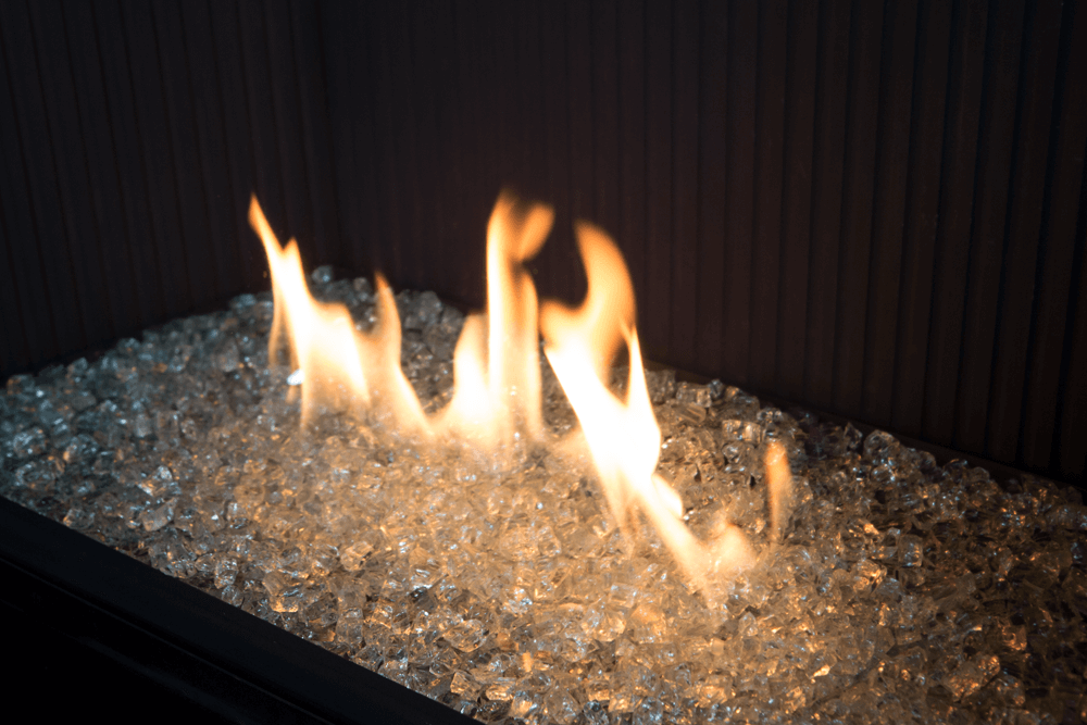 H6 Gas Fireplace Decorative Glass