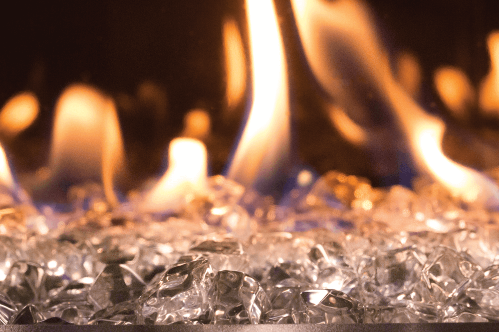 LX2 Gas Fireplace Decorative Glass
