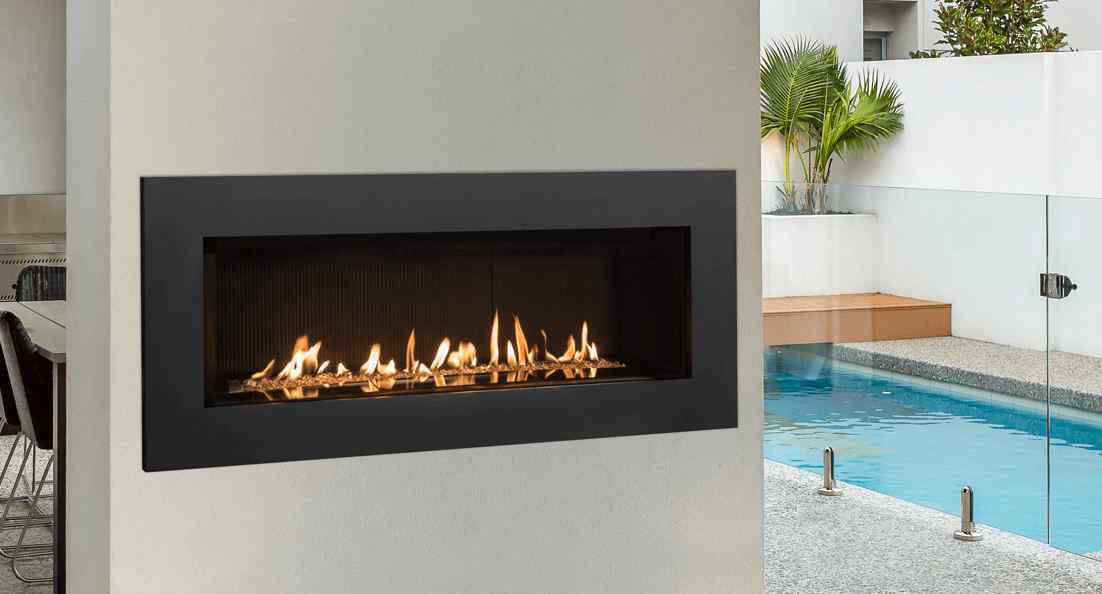 Valor L2 Linear Outdoor Gas Fireplace