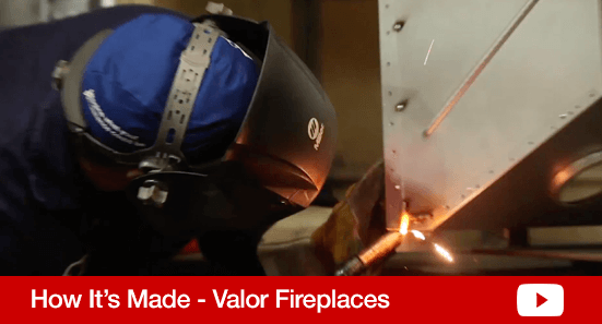 Man Welding Fireplace