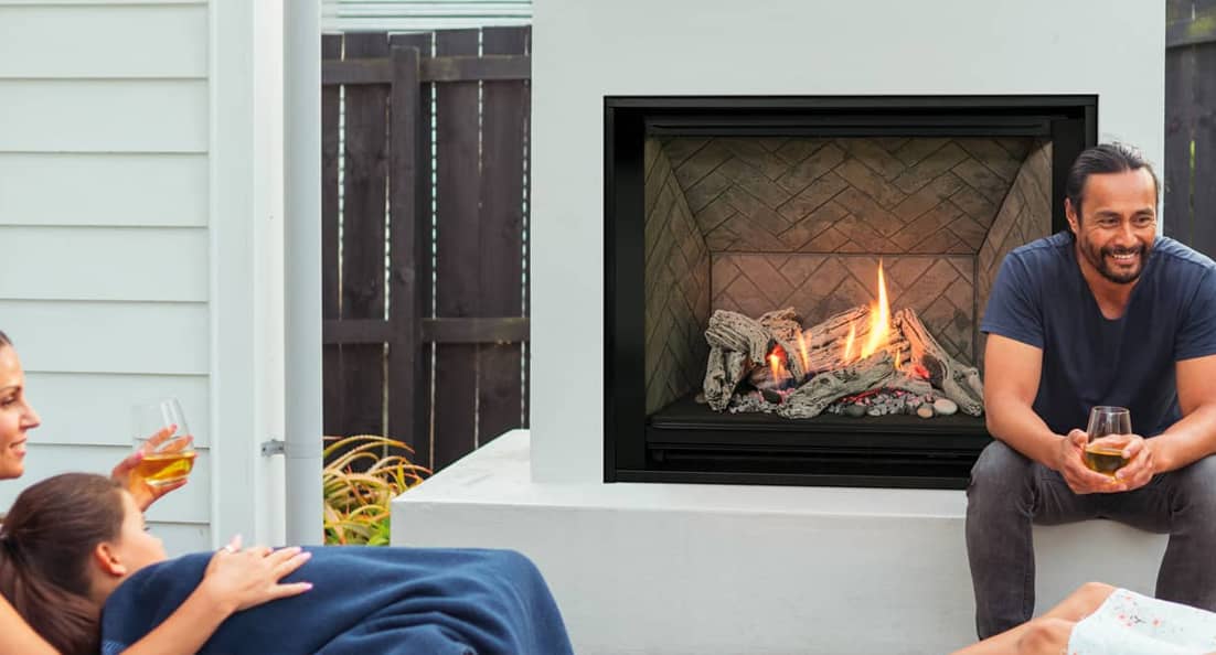 Improve Rental and Airbnb Appeal with an Outdoor Gas Fireplace
