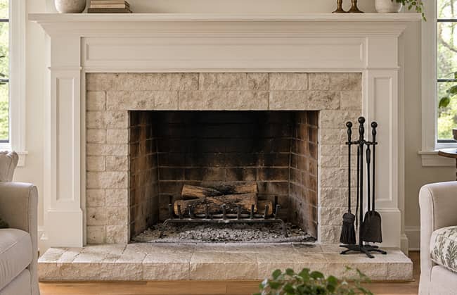 replacing a wood-burning or existing gas fireplace?