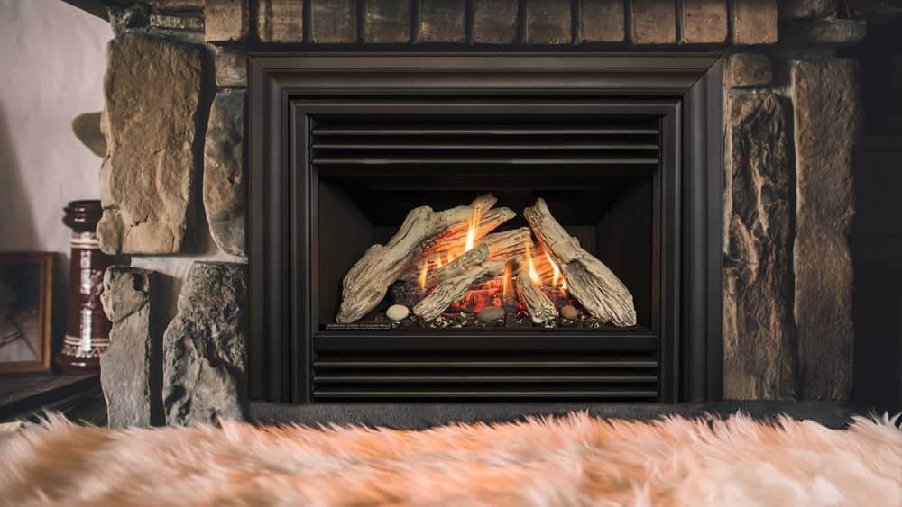 efficient Valor G3 gas insert runs on natural gas or propane