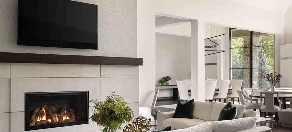 Mounting a TV above a gas fireplace