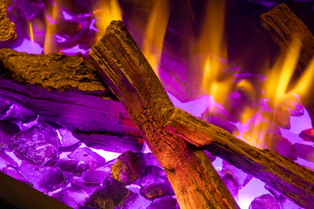 Valor Lex Electric Fireplace Splitwood Logs