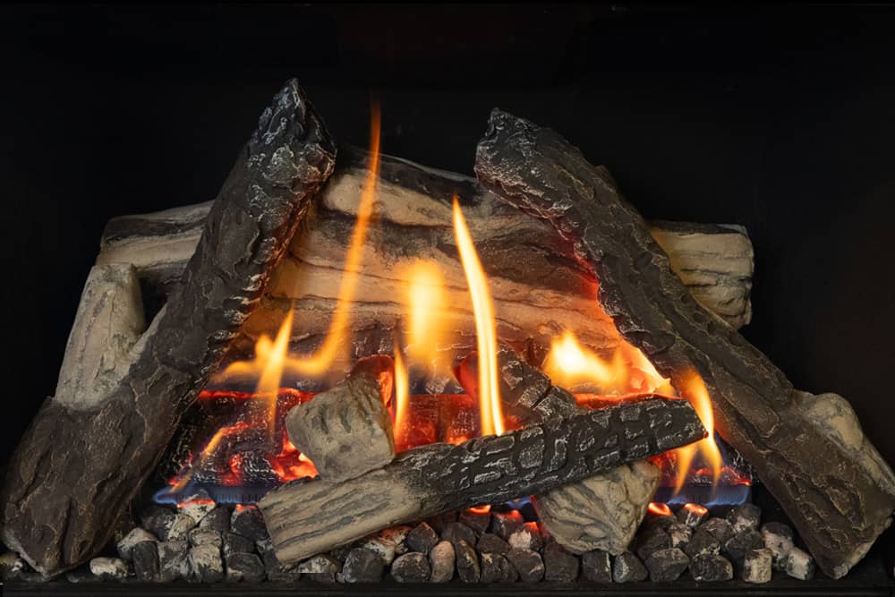 Valor Madrona Gas Stove Traditional Logs