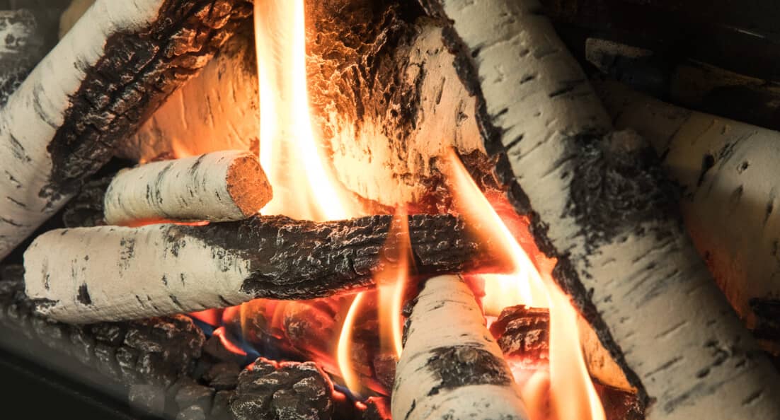 Valor fireplaces provide realistic media sets