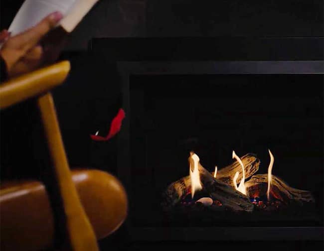 Valor fireplaces heat even during a power outage