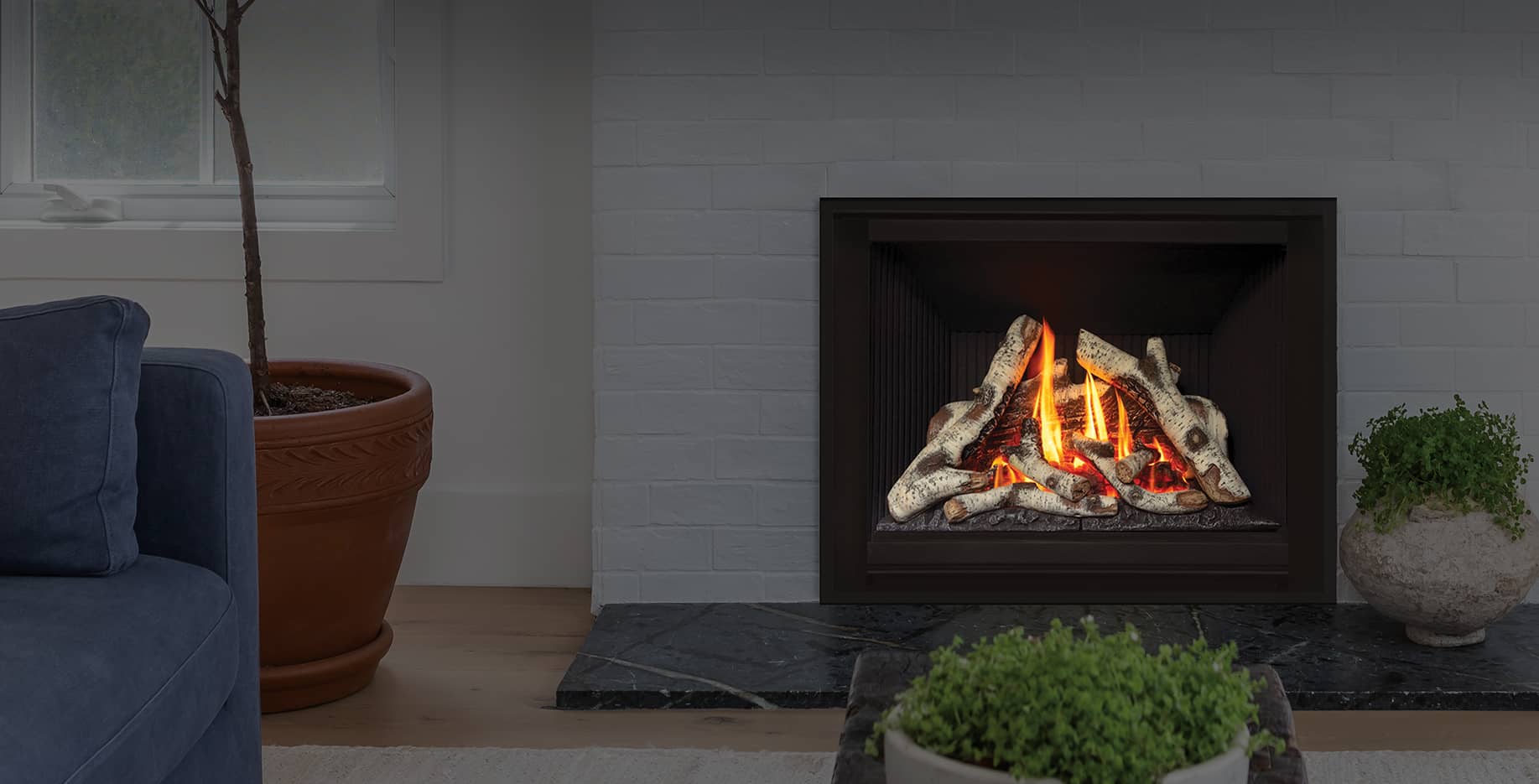 Valor H5 Gas Fireplace: Radiant + Convective Heat