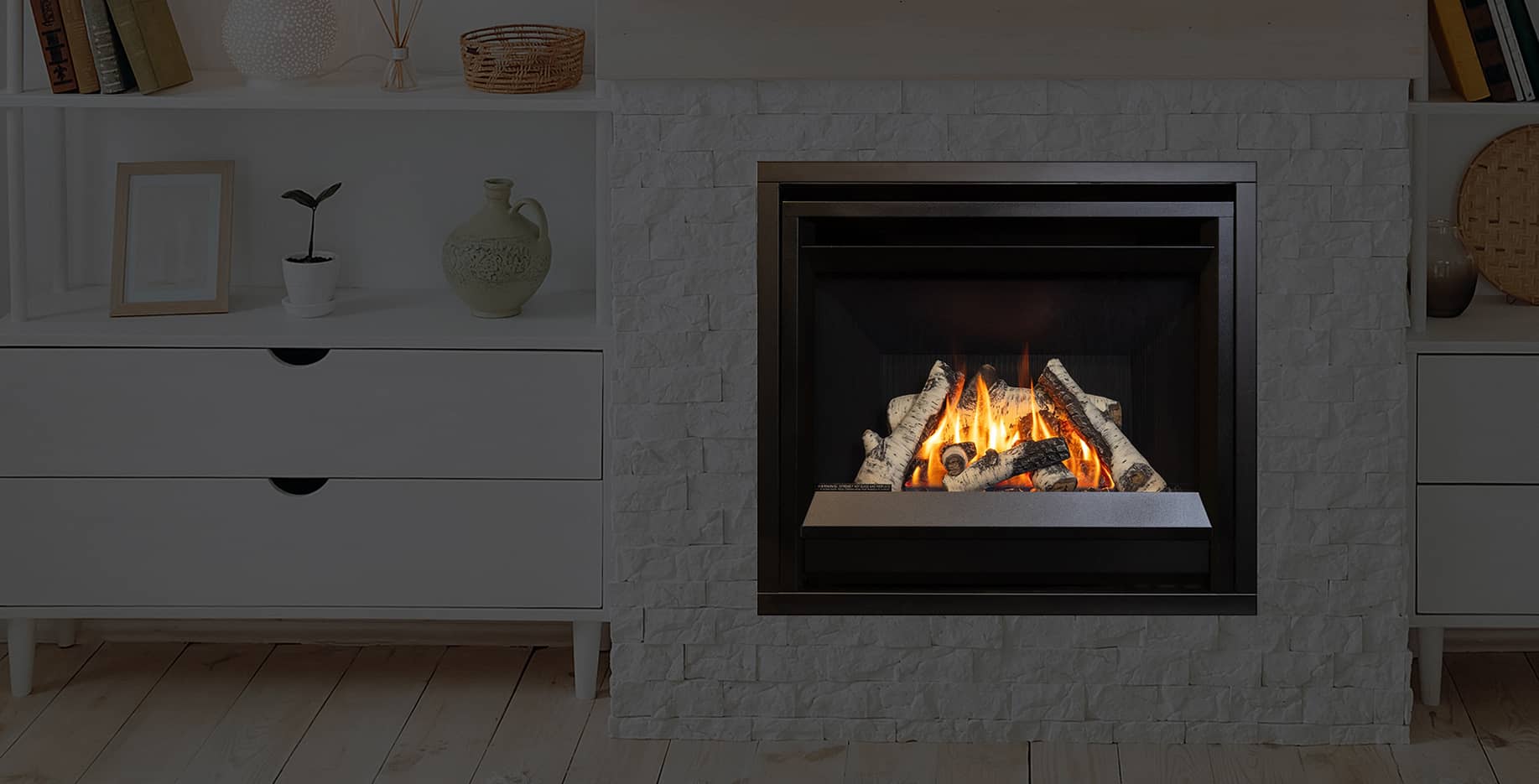Valor Horizon Gas Fireplace: V-Class Burner Tech