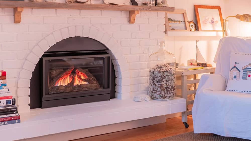 b-vent gas fireplace