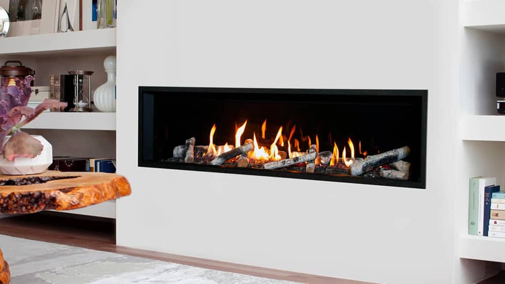 linear gas fireplace