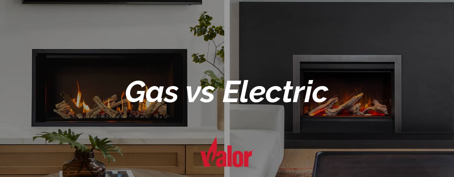 Comparison between gas and Electric Fireplace image